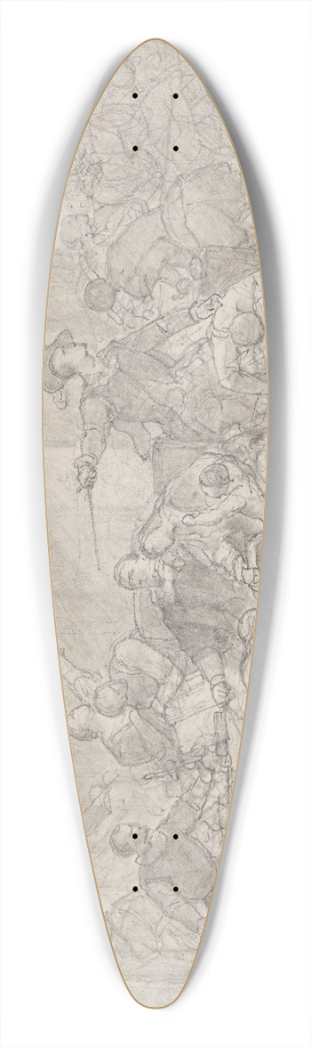 Nicaise De Keyser - The Geuzen 39.3 inch art pintail longboard deck