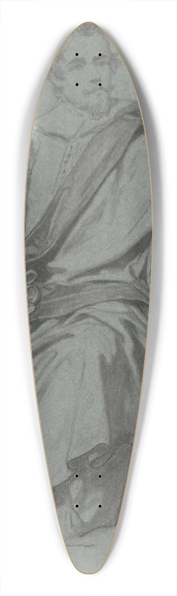 Nicaise De Keyser - The Painter Gerard Seghers 39.3 inch art pintail longboard deck