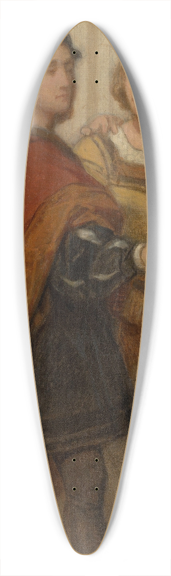 Nicaise De Keyser - The Painters Raphael and Bernard van Orley 39.3 inch art pintail longboard deck