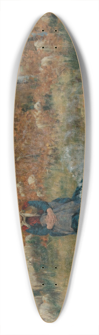 Niccol Cannicci - A Shepherdess with Her Flock 39.3 inch art pintail longboard deck