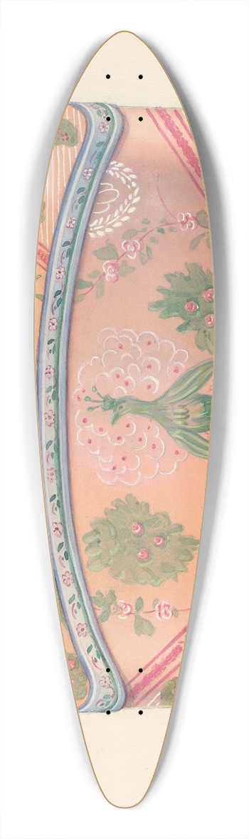 Nicholas Acampora - Bandbox 39.3 inch art pintail longboard deck