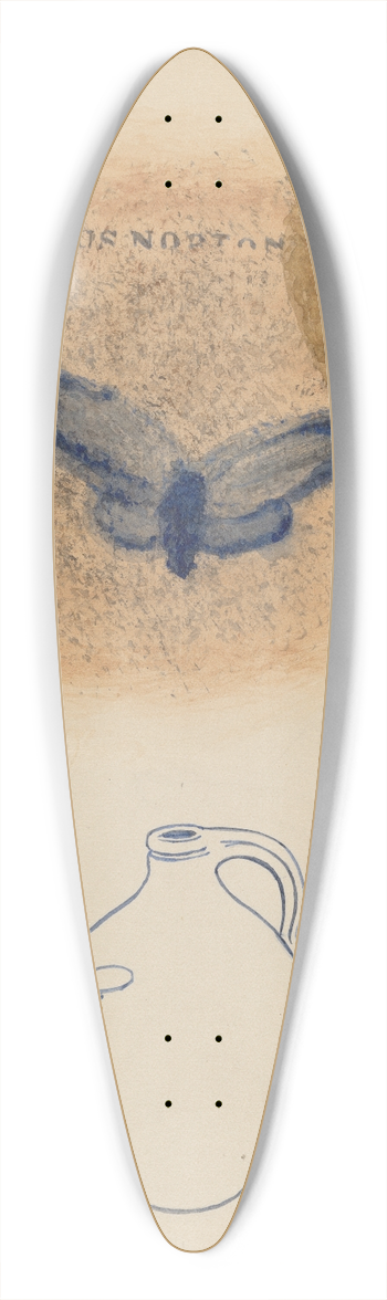 Nicholas Amantea - Jug 39.3 inch art pintail longboard deck