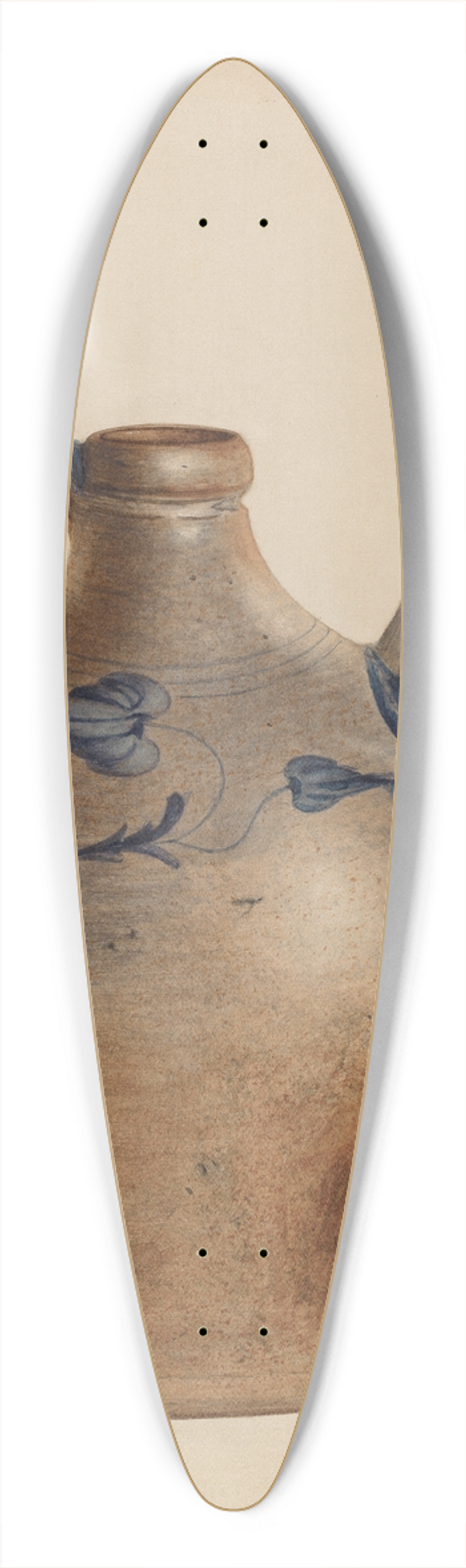 Nicholas Amantea - Water Jug 39.3 inch art pintail longboard deck