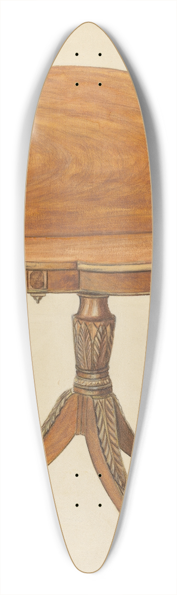 Nicholas Gorid - Card Table 39.3 inch art pintail longboard deck