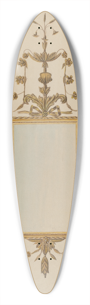 Nicholas Gorid - Mirror 39.3 inch art pintail longboard deck