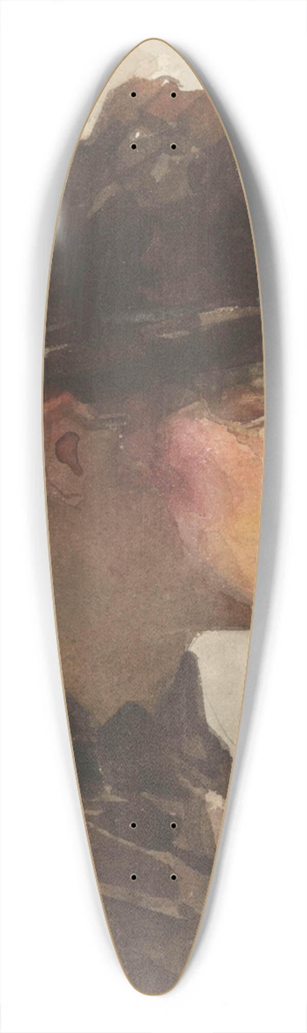 Nicolaas van der Waay - Damesportret 39.3 inch art pintail longboard deck
