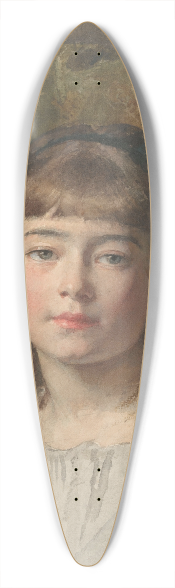 Nicolaas van der Waay - Portret van een onbekend meisje 39.3 inch art pintail longboard deck