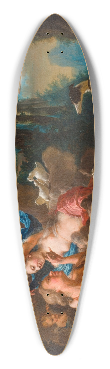 Nicolaas Verkolje - Amor and Psyche 39.3 inch art pintail longboard deck