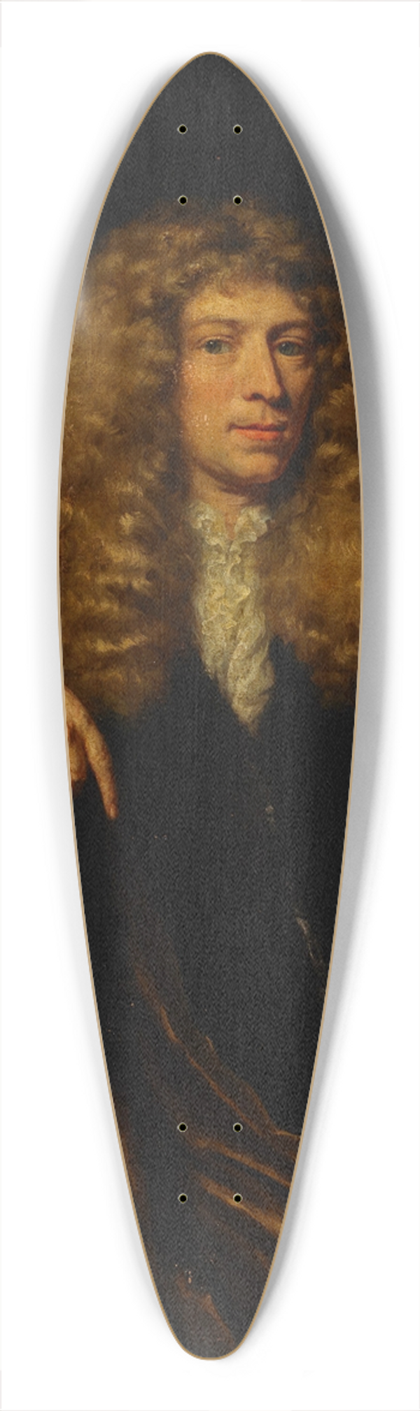 Nicolaes Maes - Portrait of a gentleman 39.3 inch art pintail longboard deck