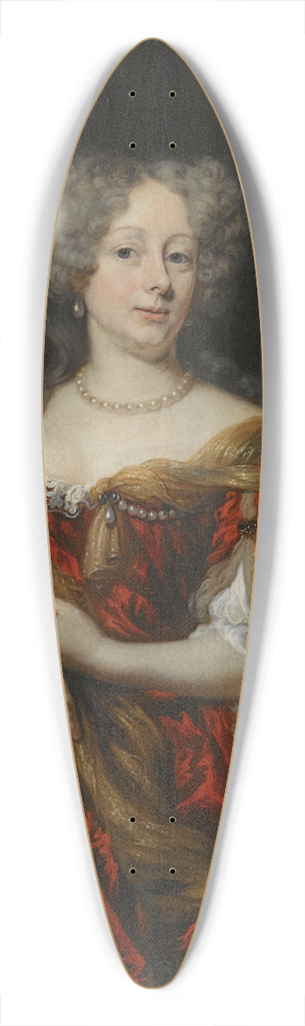 Nicolaes Maes - Portrait of a Lady 39.3 inch art pintail longboard deck