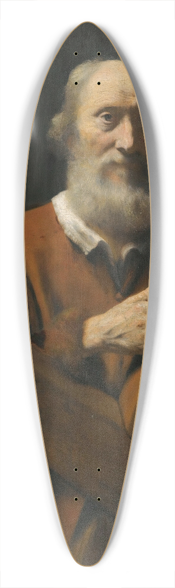 Nicolaes Maes - Saint Andrew 39.3 inch art pintail longboard deck