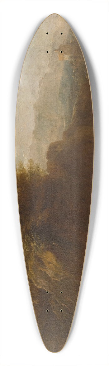 Nicolaes Pietersz. Berchem - Landscape with Animals and a Shepherd 39.3 inch art pintail longboard deck