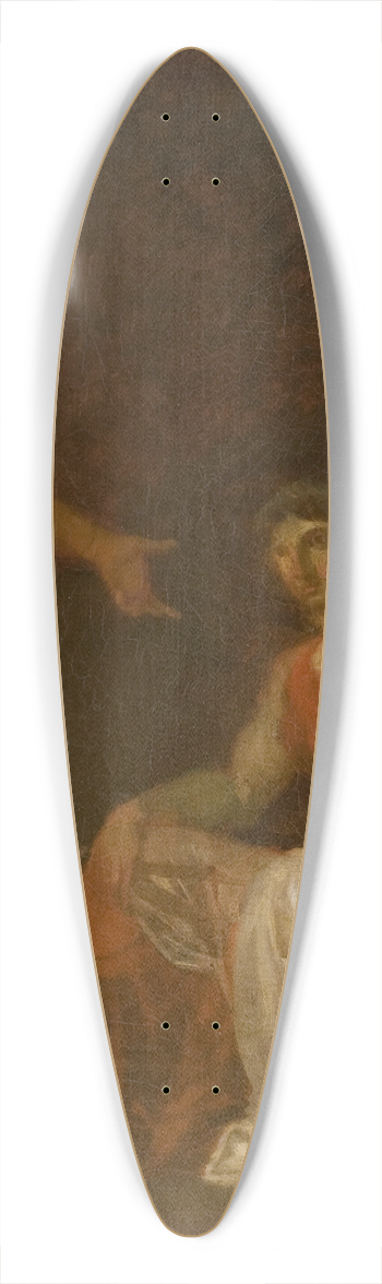 Nicolai Abildgaard - Apollo charging the Parcae to visit Ceres, who has fled from the Earth 39.3 inch art pintail longboard deck