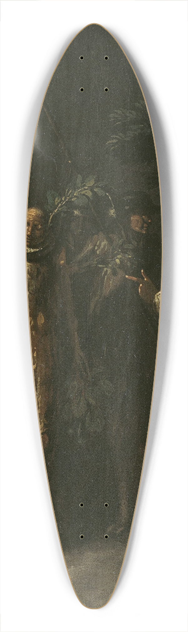Nicolai Abildgaard - From Ludvig Holbergss The Journey of Niels Klim to The World Underground 39.3 inch art pintail longboard deck