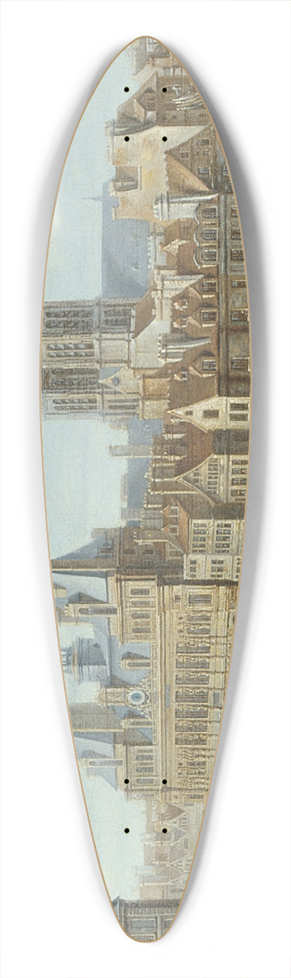 Nicolas Jean-Baptiste Raguenet - LHtel de Ville et la place de Grve (actuelle place de lHtel de Ville) 39.3 inch art pintail longboard deck
