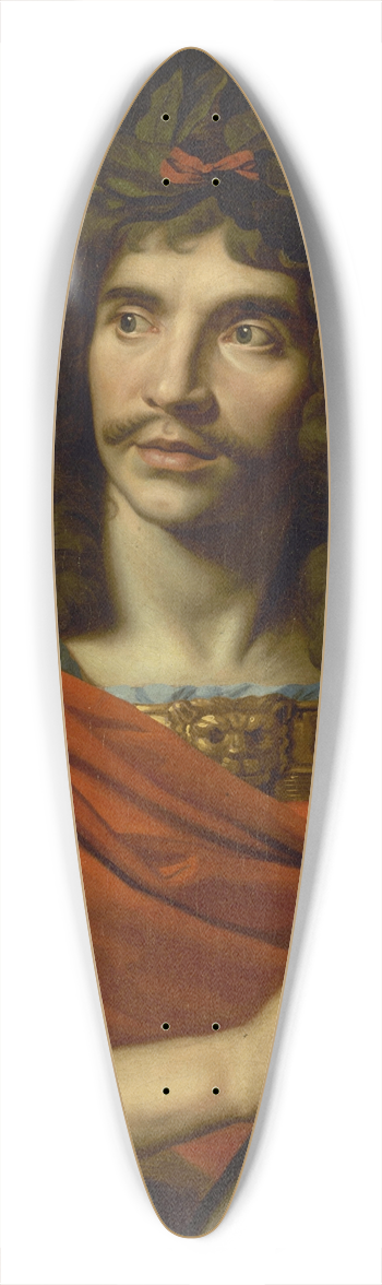 Nicolas Mignard - Molire (1622-1673) dans le rle de Csar de La Mort de Pompe 39.3 inch art pintail longboard deck