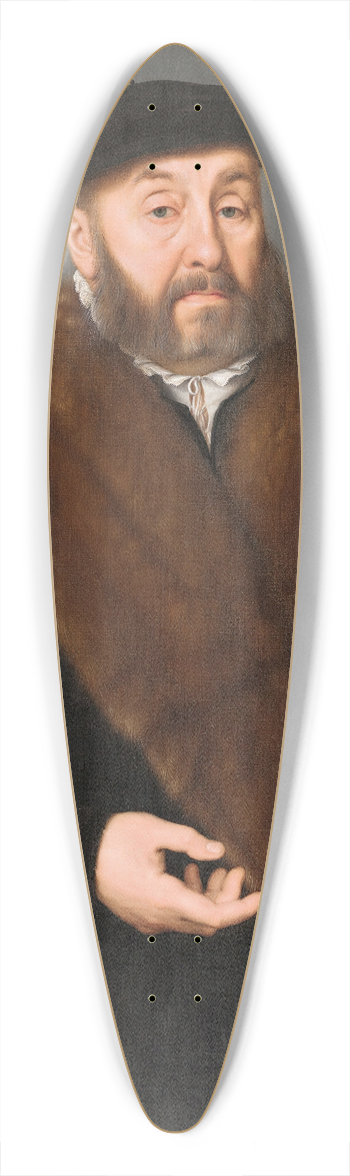 Nicolas Neufchtel - Portrait of Valentin Ktzler (1499-1564) 39.3 inch art pintail longboard deck