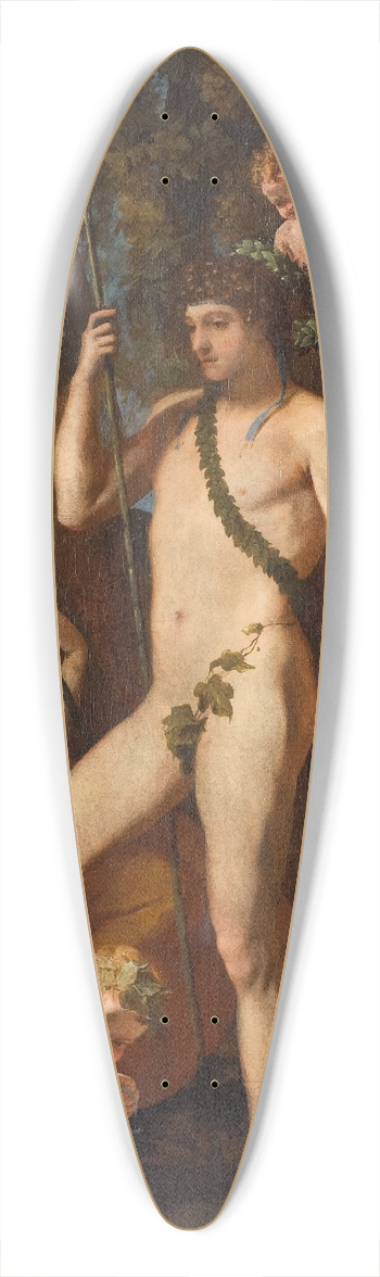 Nicolas Poussin - Bacchus-Apollo 39.3 inch art pintail longboard deck