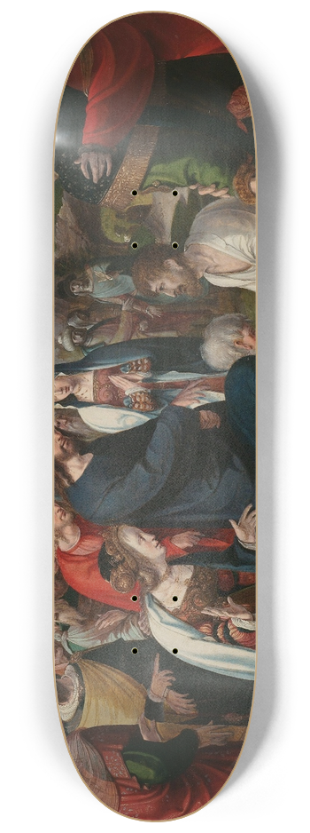 Aertgen Claesz van Leyden - The Raising of Lazarus 8.25 inch art skate deck
