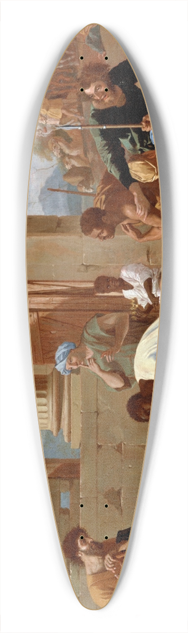 Nicolas Poussin - The Adoration Of The Magi 39.3 inch art pintail longboard deck