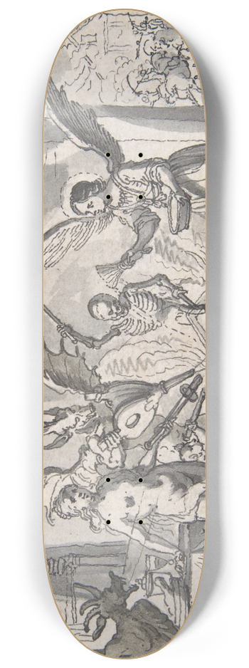 Conrad Meyer - The Devils Kitchen Visited by an Angel 8.25 inch art skate deck