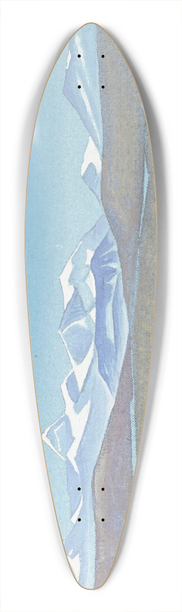 Nicolas Roerich - Himalayas from Ting-kye Dzong 39.3 inch art pintail longboard deck