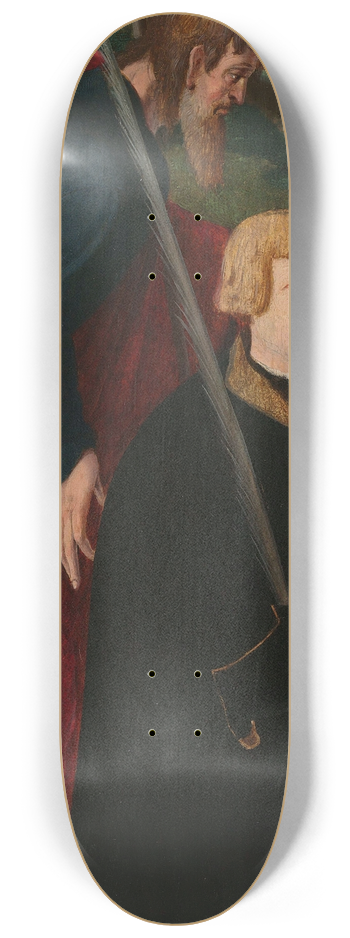 Aertgen Claesz van Leyden - The Raising of Lazarus 8.25 inch art skate deck