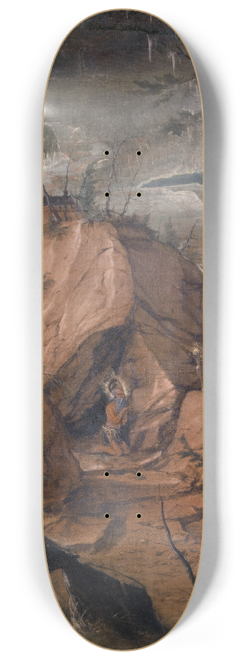 Conrad Schnitt - Saint Onuphrius in the Wilderness 8.25 inch art skate deck