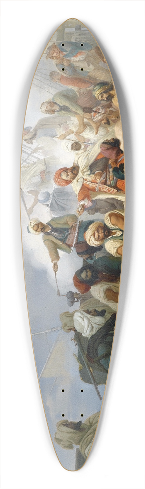 Niels Simonsen - Seegefecht 39.3 inch art pintail longboard deck