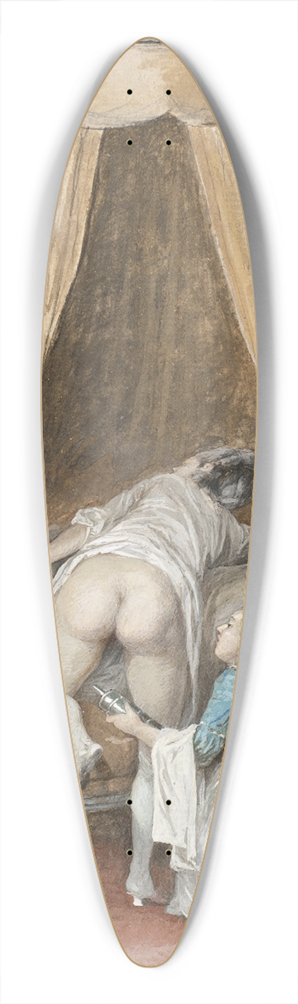 Niklas Lafrensen - Lavemang 39.3 inch art pintail longboard deck