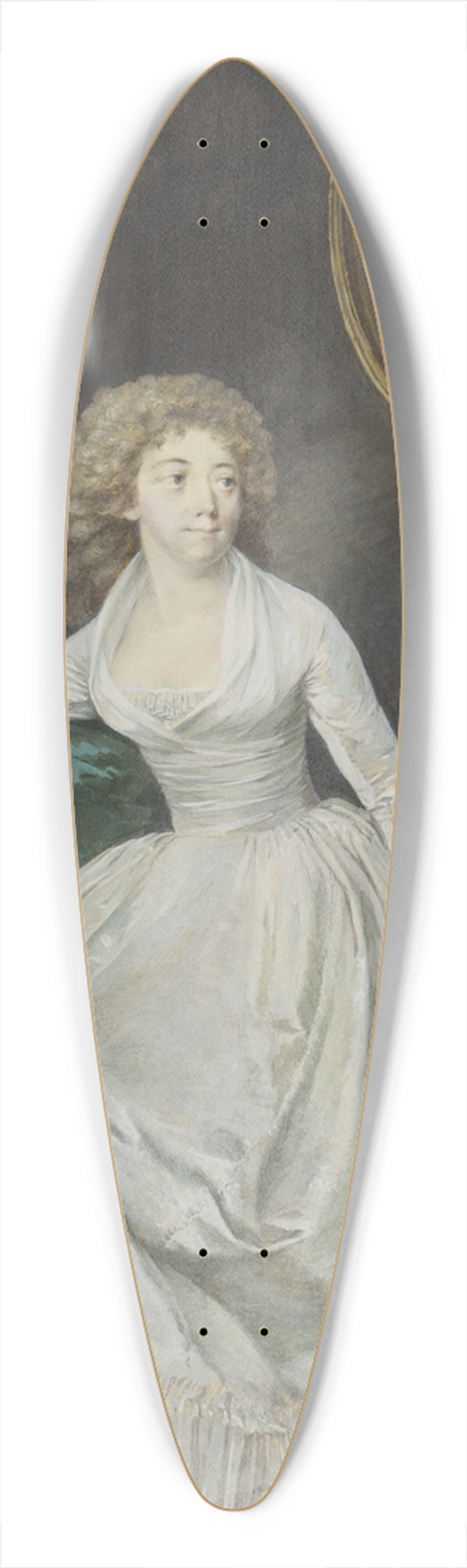 Niklas Lafrensen - Mademoiselle Sofia Hagman 39.3 inch art pintail longboard deck