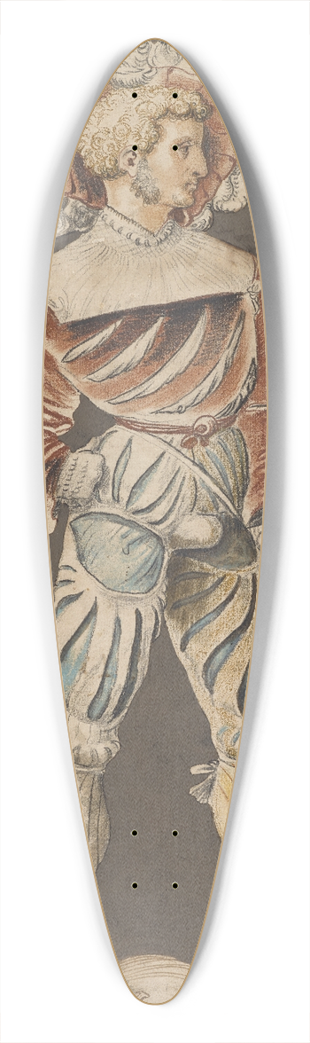 Niklaus Manuel - Eidgenosse 39.3 inch art pintail longboard deck