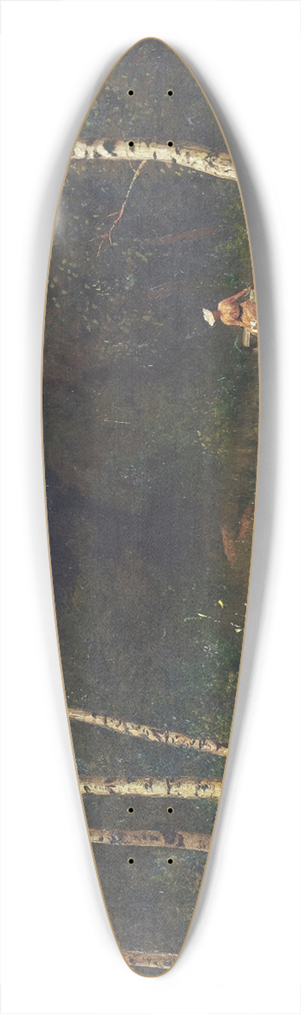 Nikolai Nikanorovich Dubovskoy - Twilight 39.3 inch art pintail longboard deck