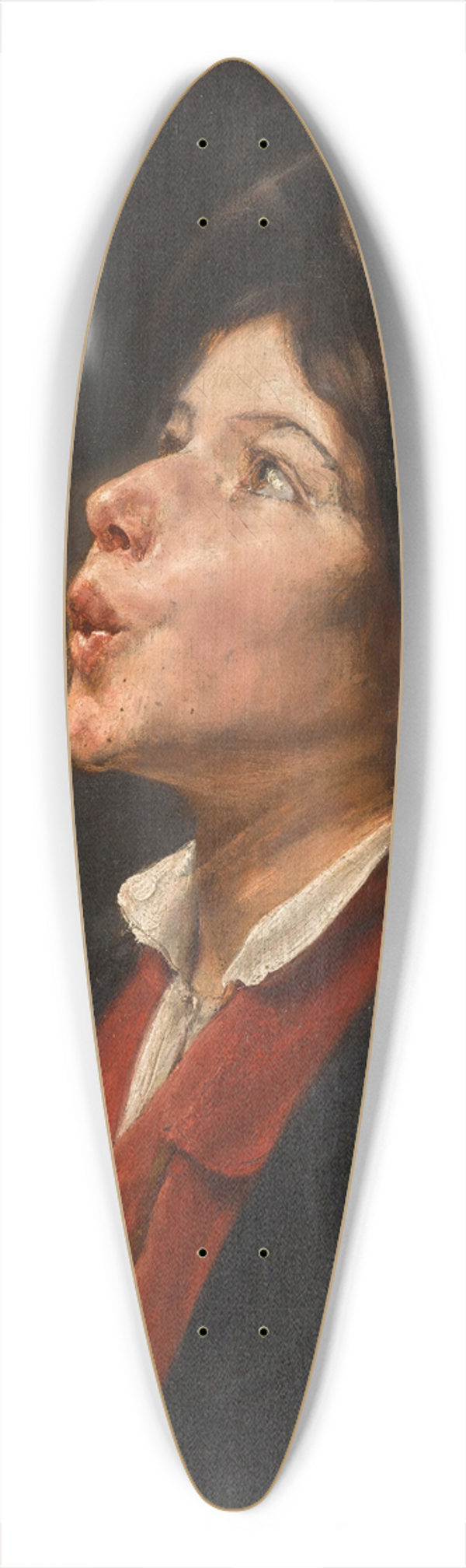 Nikolaos Gyzis - Up to mischief 39.3 inch art pintail longboard deck