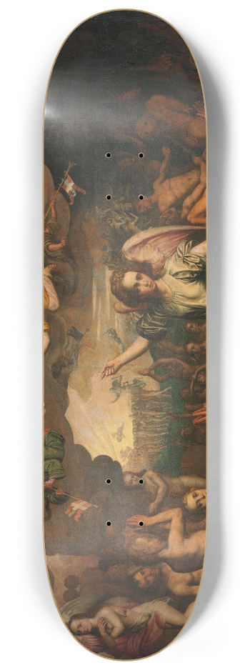 Aert Pietersz. - Last Judgment 8.25 inch art skate deck