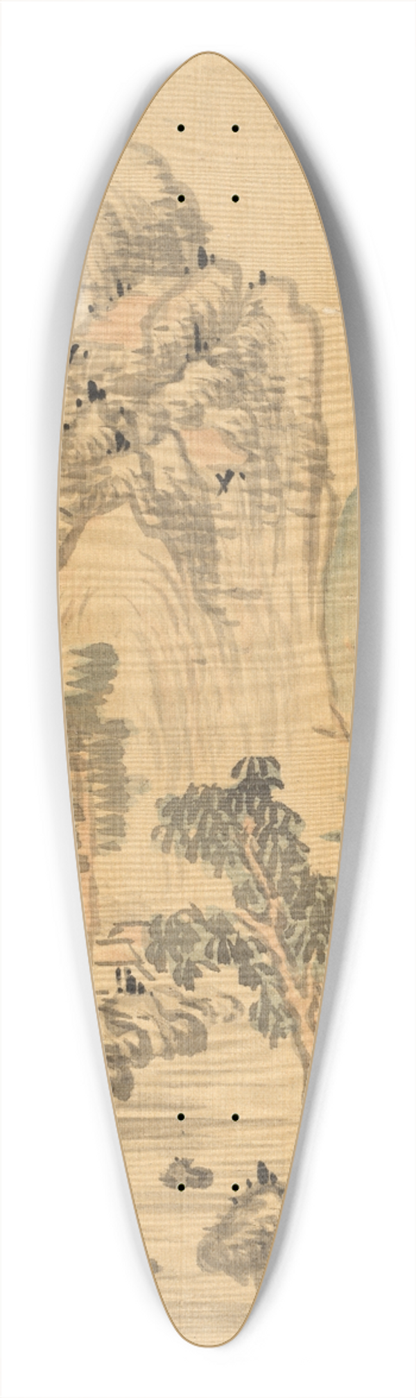 Noro Kaiseki - Colors and Sound of Autumn 39.3 inch art pintail longboard deck