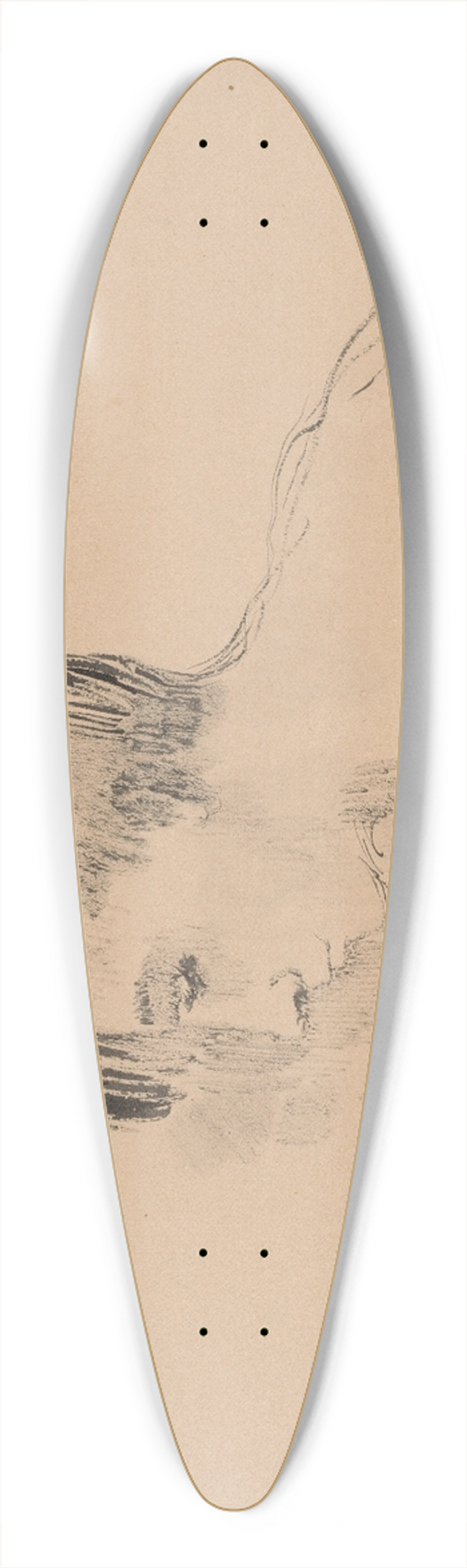 Odilon Redon - Apollonius 39.3 inch art pintail longboard deck