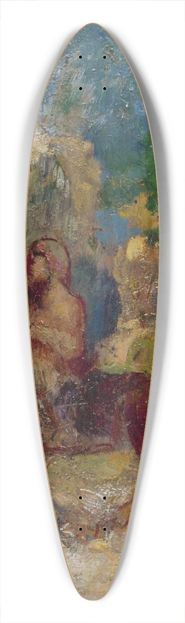 Odilon Redon - Centaures 39.3 inch art pintail longboard deck