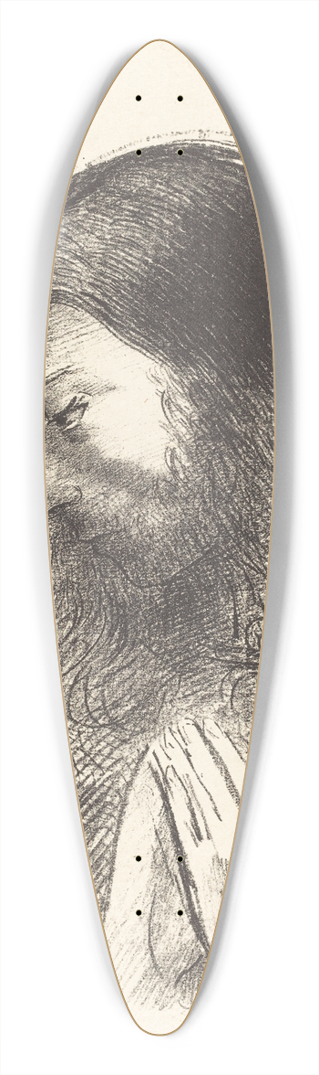 Odilon Redon - Cest moi, Jean, qui ai vu et qui ai oie ces choses (And I John saw these things and heard them 39.3 inch art pintail longboard deck