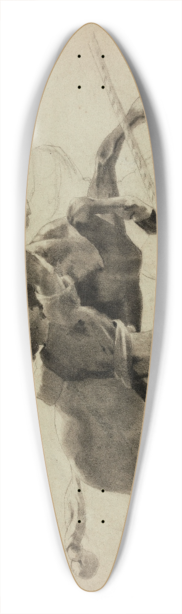 Odilon Redon - Cheval emball daprs Gricault 39.3 inch art pintail longboard deck