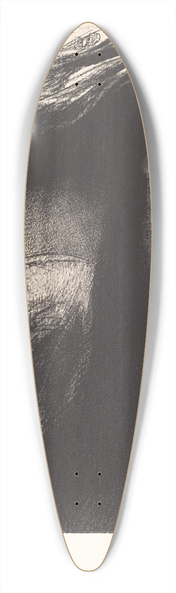 Odilon Redon - La Mort  Mon ironie depasse toutes les autres! (Death  My iron surpasses all others!) 39.3 inch art pintail longboard deck