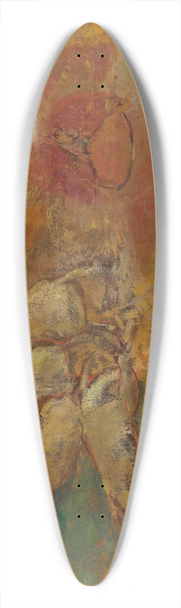 Odilon Redon - Le Char Dapollon Et Le Dragon 39.3 inch art pintail longboard deck