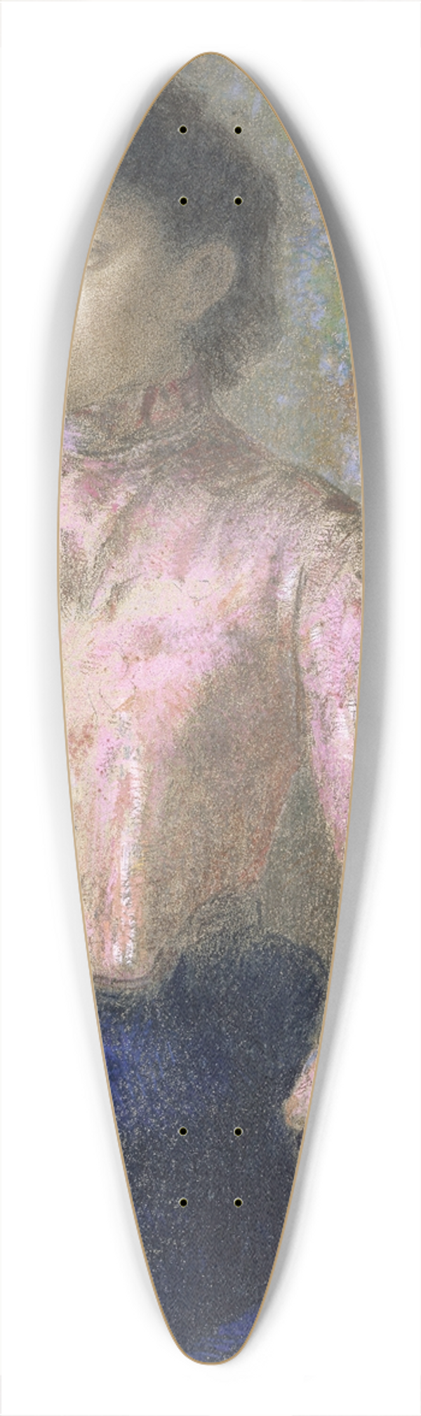 Odilon Redon - Portrait of Miss Jeanne Chane 39.3 inch art pintail longboard deck