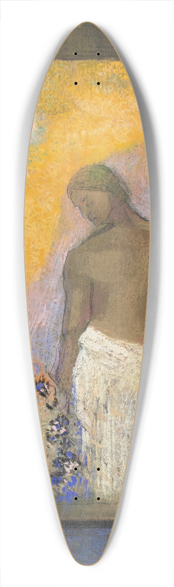 Odilon Redon - Saint Jean 39.3 inch art pintail longboard deck