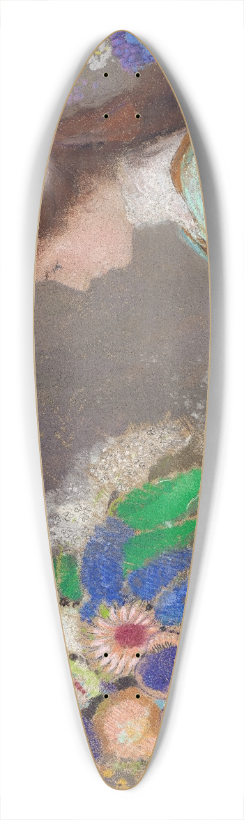 Odilon Redon - Violette Heymann 39.3 inch art pintail longboard deck