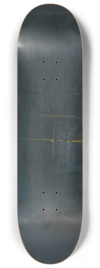 Constantinos Volanakis - Harbour at night 8.25 inch art skate deck