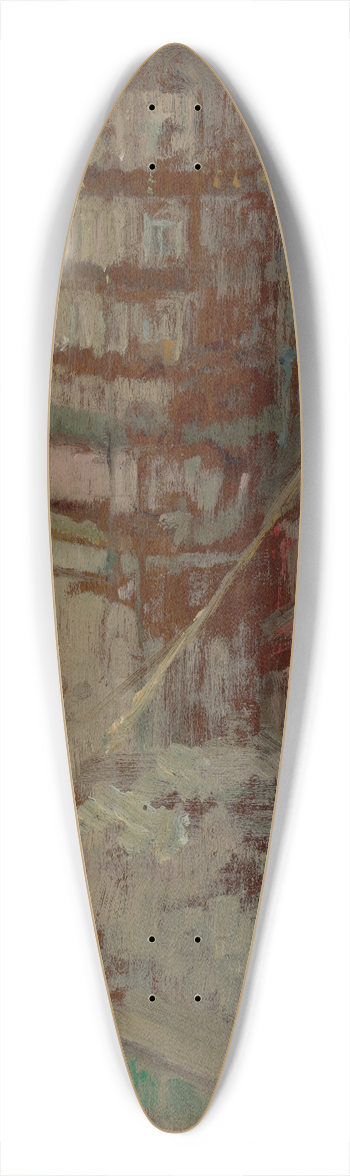 Olga Boznanska - Motif from Paris 39.3 inch art pintail longboard deck