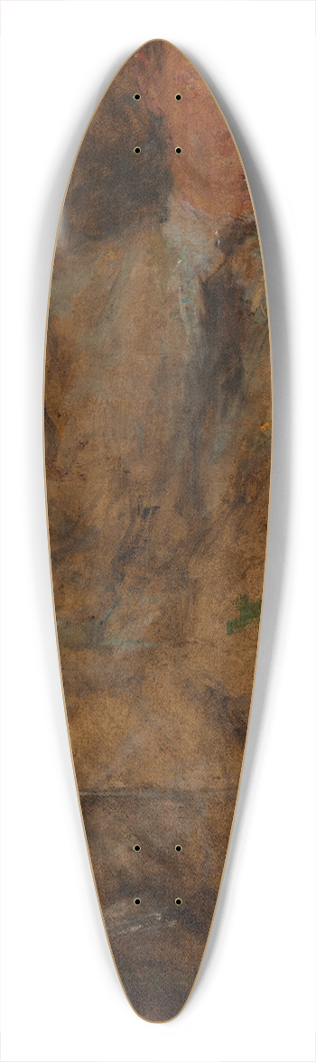 Olga Boznanska - Sketches of Figures 39.3 inch art pintail longboard deck