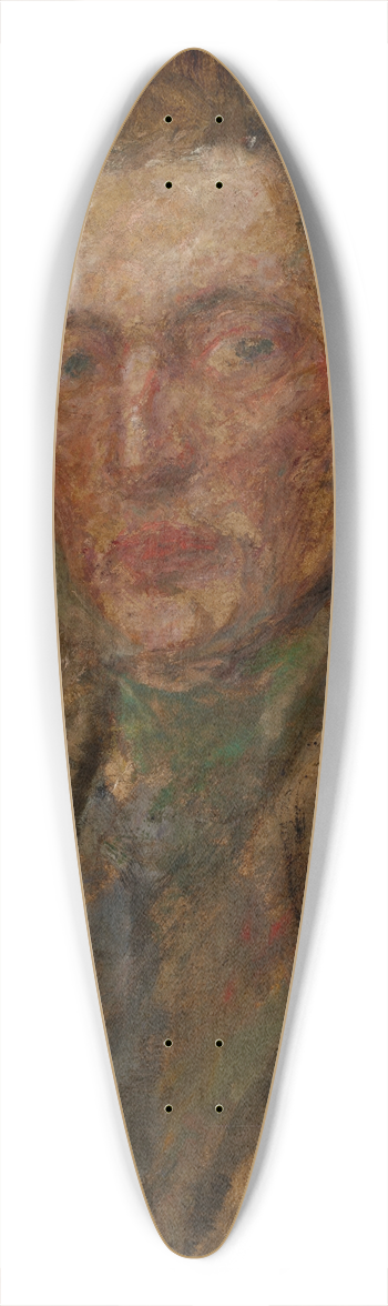 Olga Boznanska - Study of a Male Figure 39.3 inch art pintail longboard deck