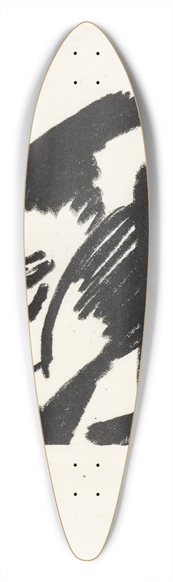 Olga Vladimirovna Rozanova - Untitled (head) 39.3 inch art pintail longboard deck